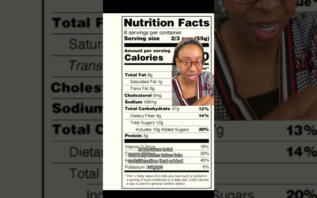 Carbohydrates vs. Sugars #type2diabetes #addedsugar #totalcarbs #carbcounting #diabeteshealth